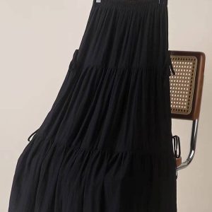 دامن پاپیونی چین دار