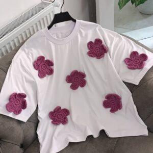 تیشرت بهاری  گل برجسته